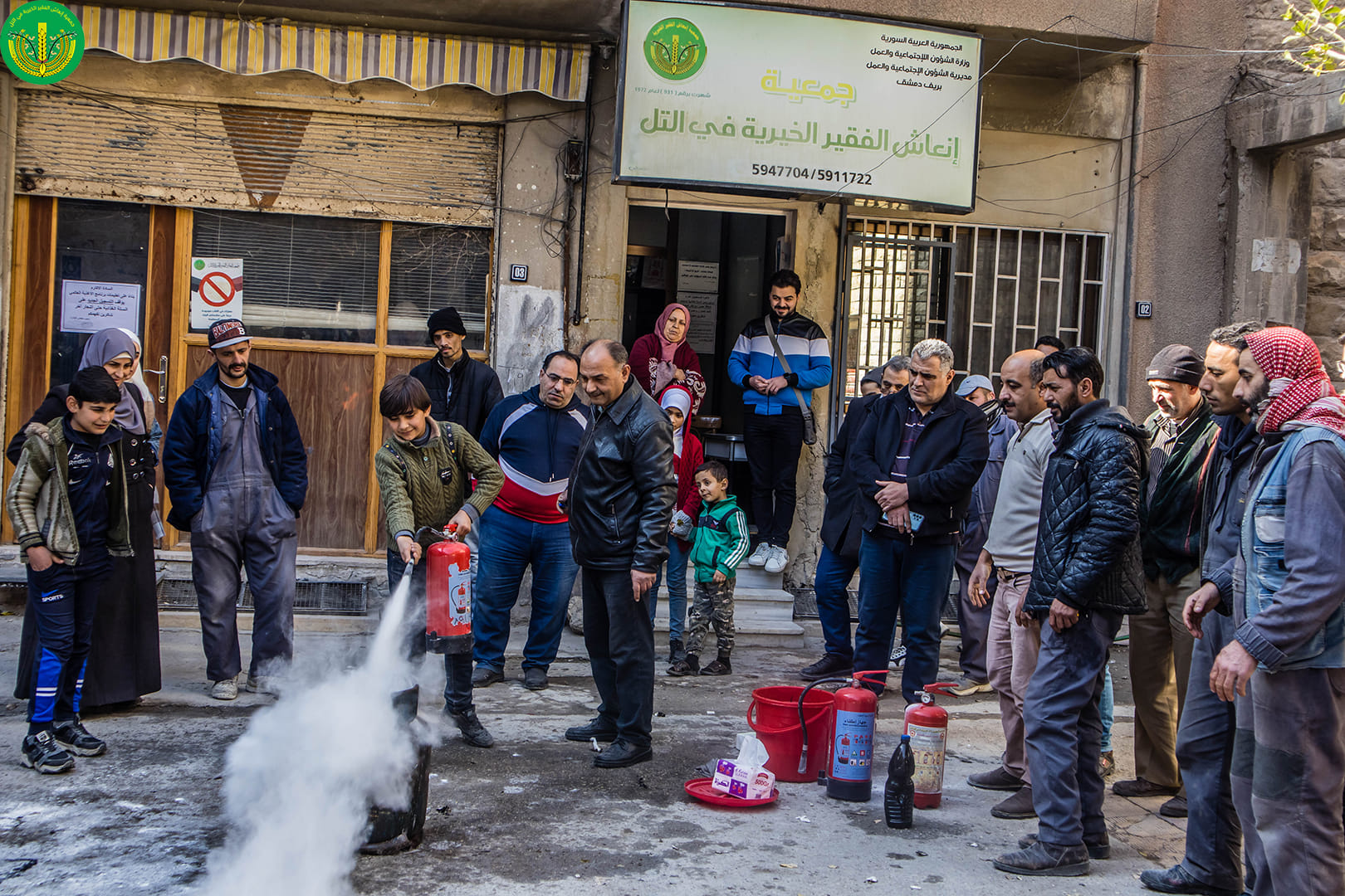 طرق إخماد الحرائق وطرق الإخلاء المنظم